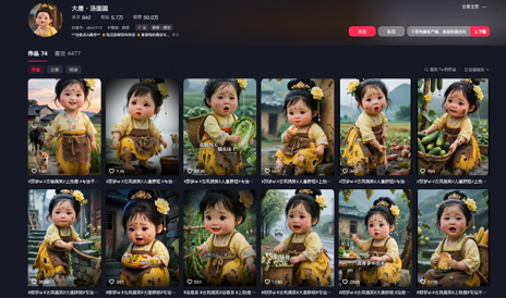 AI短视频案例：@大唐·汤圆圆